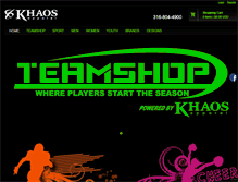 Tablet Screenshot of khaosapparel.com